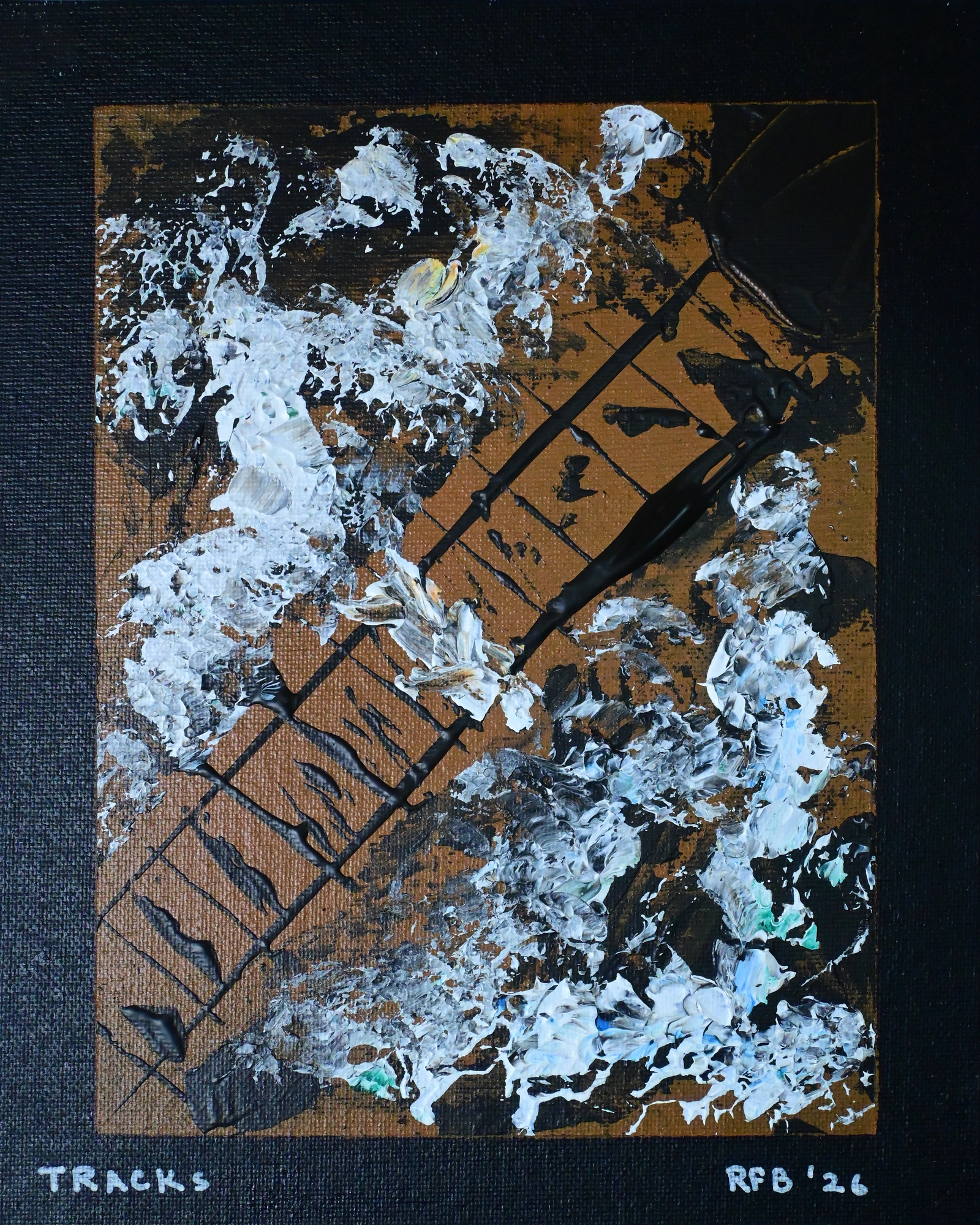 Tracks, an original painting by Ruskin Felix, 2026