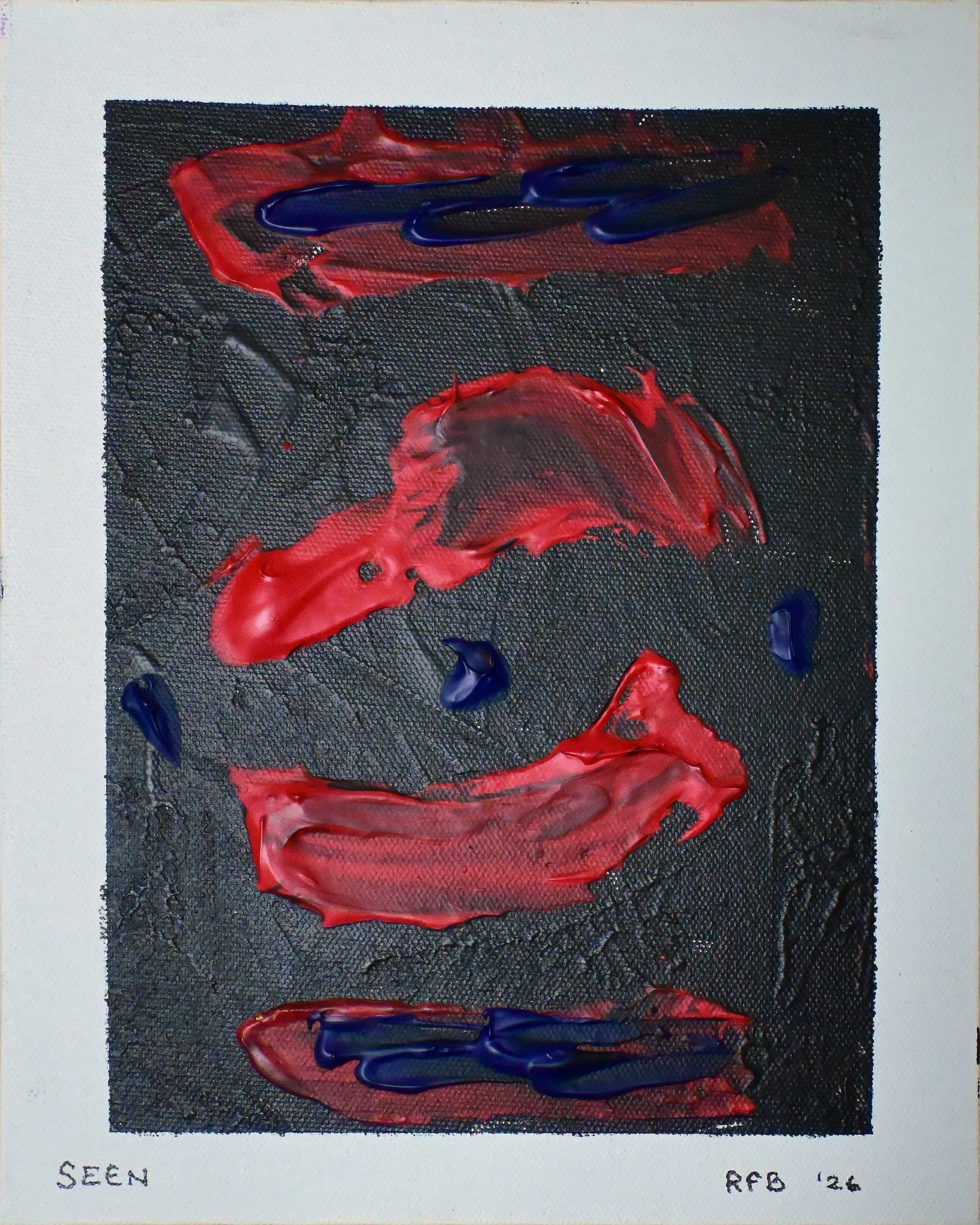Seen, an original painting by Ruskin Felix, 2026