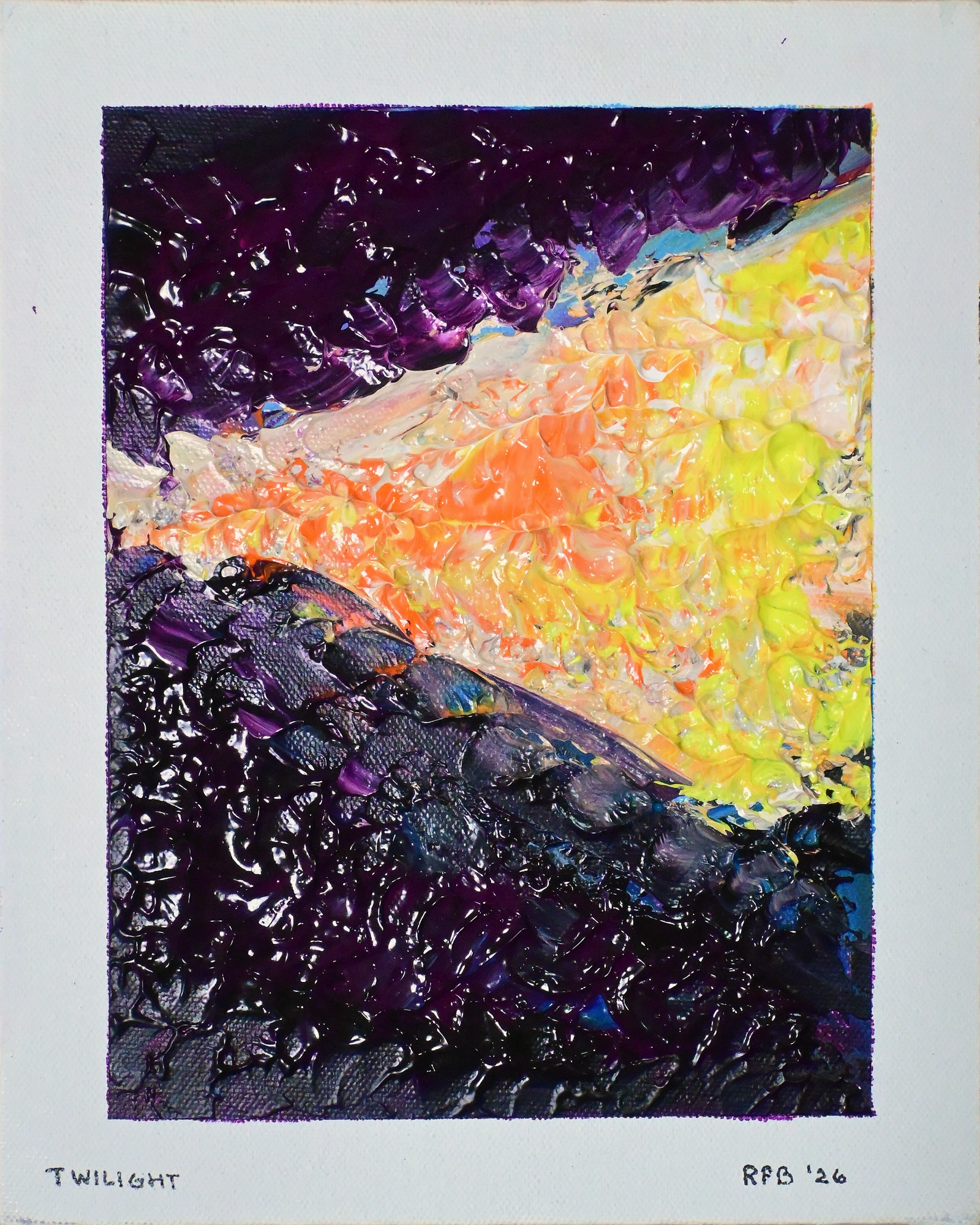 Twilight, an original painting by Ruskin Felix, 2026